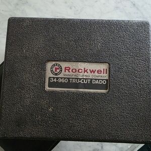 Rockwell 34-960 Tru-Cut Dado Set in Black Case